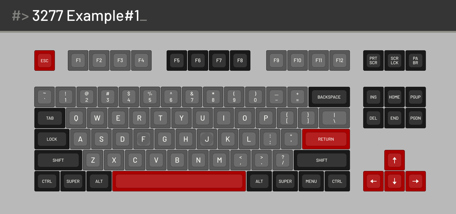 3277: finally the keyset MT3 was designed for