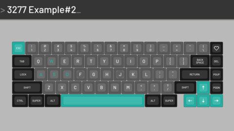 3277: finally the keyset MT3 was designed for