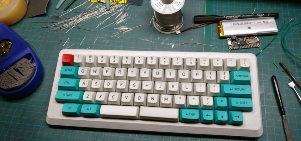 Building a 60% with arrow cluster and split spacebar